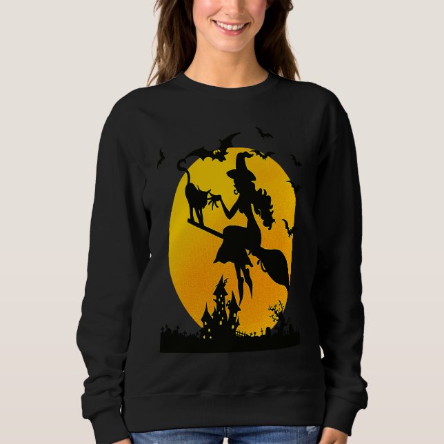 Sudadera Halloween Witch   Happy Halloween     (Anverso)