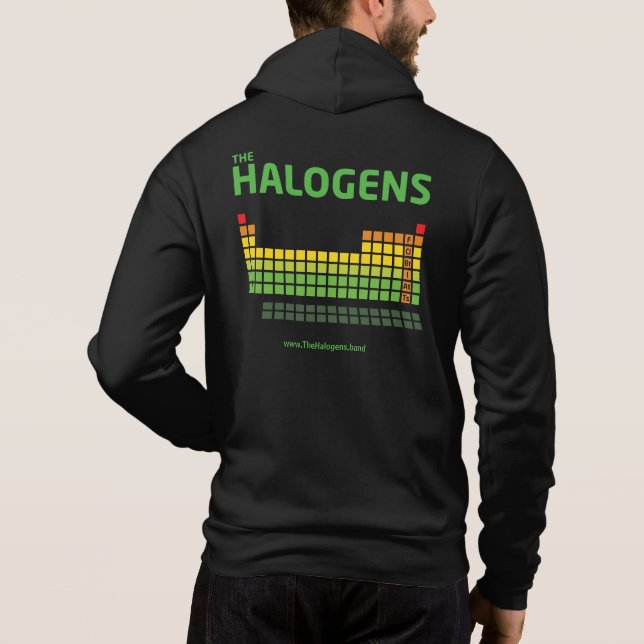 Sudadera Halogens Zipper Hoodie (con sitio web) (Reverso)