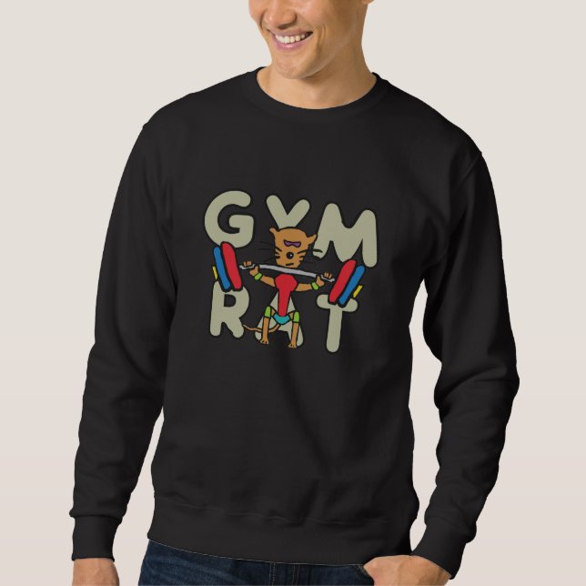 Sudadera Halterofilia de Gym Rat (Anverso)