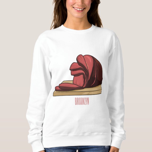 Sudadera Ham personalizado ilustracion (Anverso)