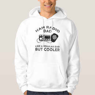 Sudadera Ham Radio Dad - Como Un Padre Regular Pero Más Fre