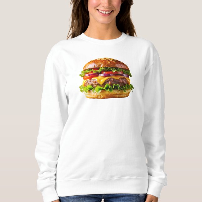 Sudadera Hamburguesa con queso apetitosa de SlipperyJoe's c (Anverso)