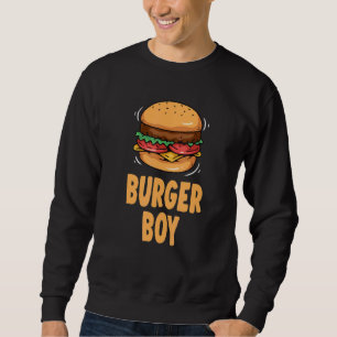 Sudadera Hamburguesa de comida rápida Cheeseburger Burger B