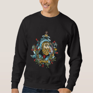 Sudadera Hamburguesa Jung Seadog Guay Retro Tattoo Style