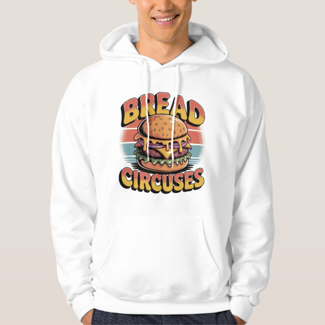 Sudadera Hamburguesa Pan y Circos (Anverso)