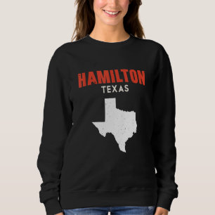 Sudadera Hamilton Texas EE. UU. Estado América Viajes Texas