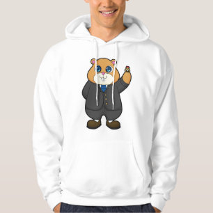 Sudadera Hamster as Groom con anillo Boda