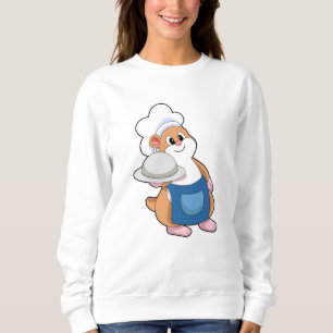 Sudadera Hámster como Cocina con Plata