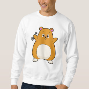 Sudadera Hámster como mecánico con llave