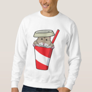 Sudadera Hamster con bebida