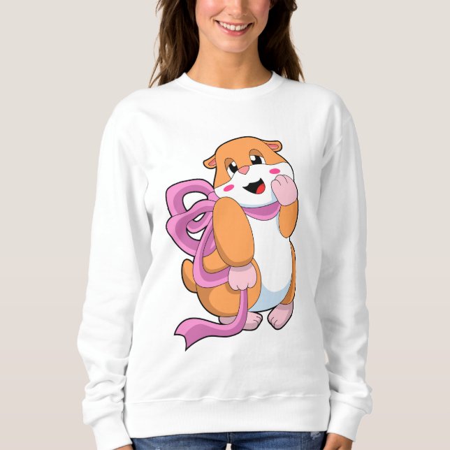 Sudadera Hamster con cinta de opciones (Anverso)