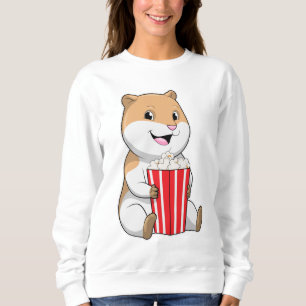 Sudadera Hámster con cono de palomitas de maíz
