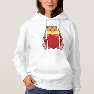 Sudadera Hámster con corazón