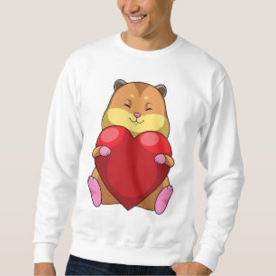 Sudadera Hámster con corazón