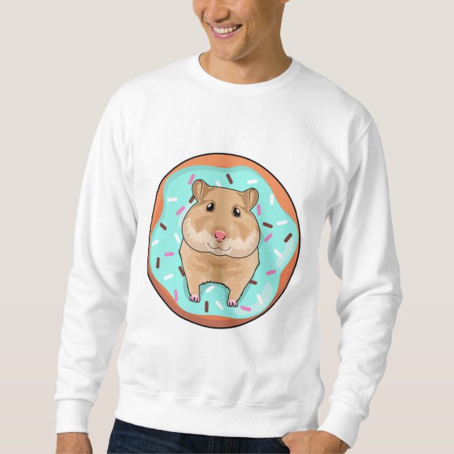Sudadera Hamster con Donut (Anverso)