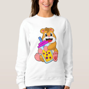 Sudadera Hamster con jugo con botella de bebé