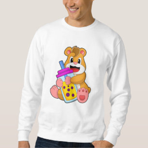 Sudadera Hamster con jugo con botella de bebé