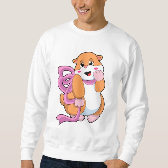 Sudadera Hámster con lazo (Anverso)