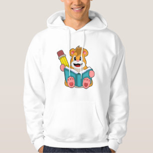 Sudadera Hamster con libro y pluma