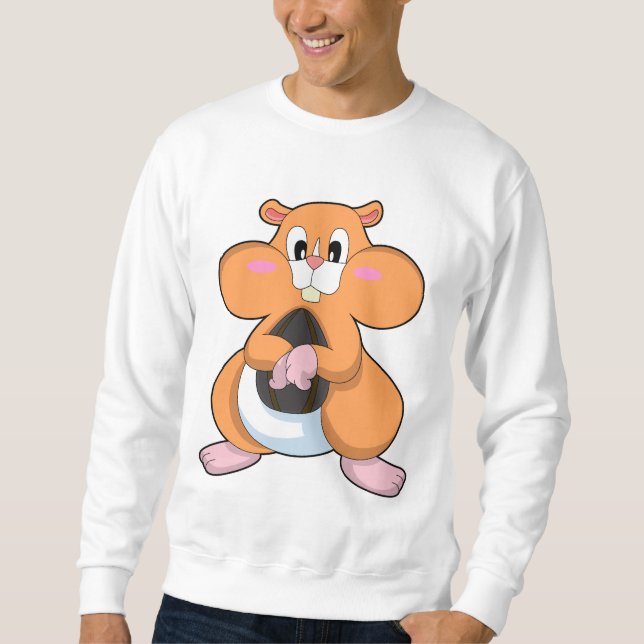 Sudadera Hámster con nuez (Anverso)