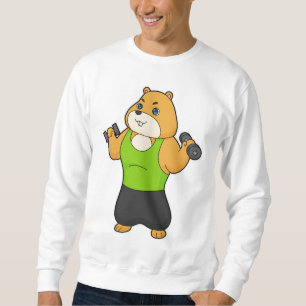 Sudadera Hamster Fitness Dumbbell