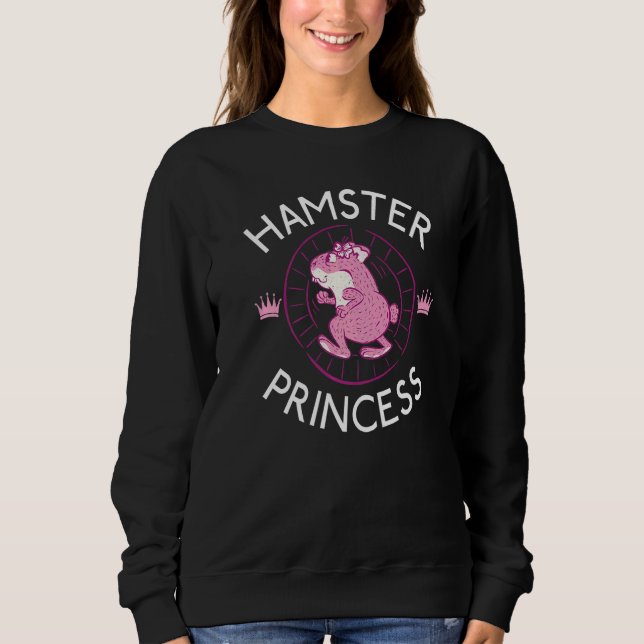 Sudadera Hamster Princess Cute Hamster (Anverso)