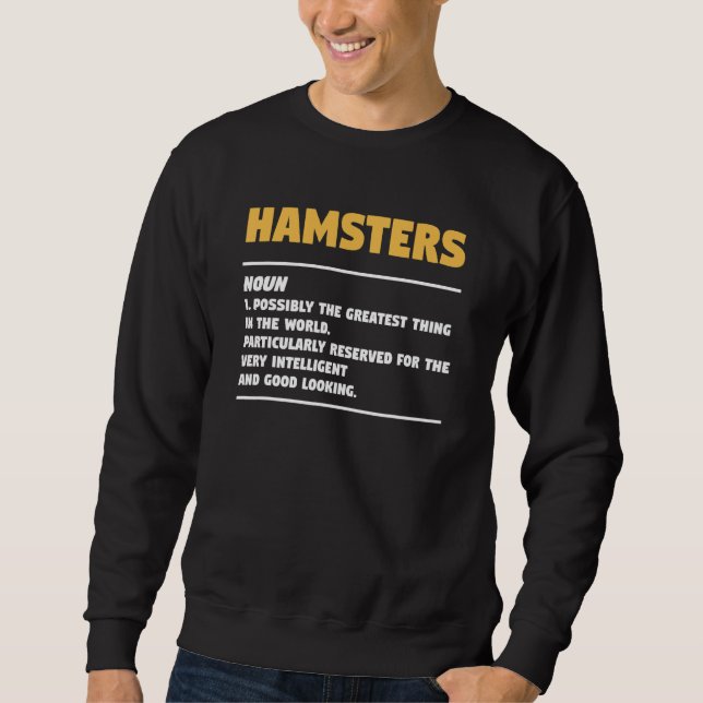 Sudadera Hamsters Noun Definition Guinea Pig Hamster (Anverso)