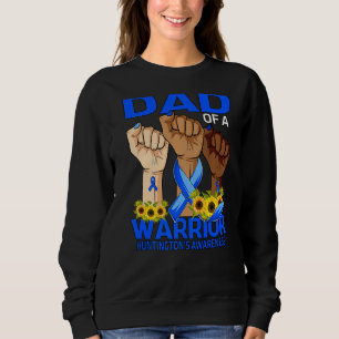 Sudadera Hand Dad Of A Warrior Huntington'S Awareness Sunfl