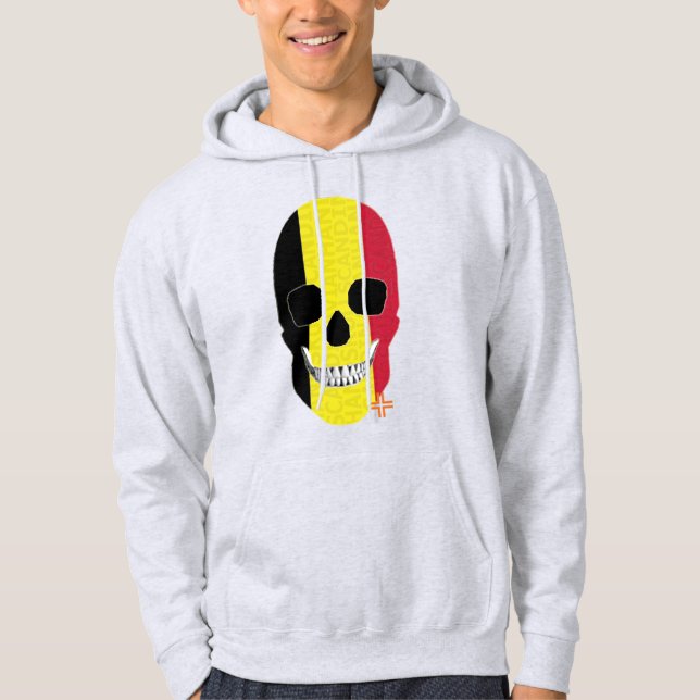 Sudadera HANDSKULL Bélgica Camisas suaves B2 (Anverso)