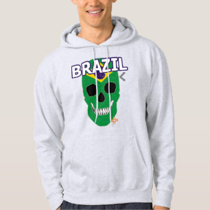 Sudadera HANDSKULL Brasil Camisas suaves B2