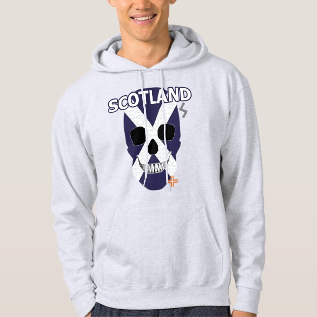 Sudadera HANDSKULL Escocia Camisas con capucha B2 (Anverso)