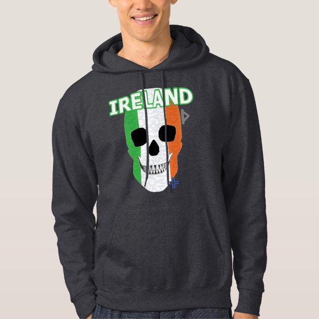 Sudadera HANDSKULL Irlanda Camisas suaves B2 (Anverso)