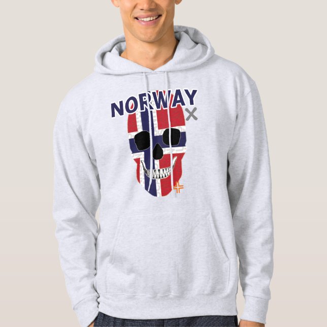 Sudadera HANDSKULL Noruega Camisas suaves B2 (Anverso)