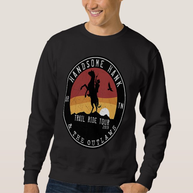 SUDADERA HANDSOME HANK AND THE OUTLAWS TOUR GRAPHIC, (Anverso)