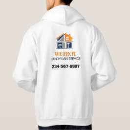 Sudadera Handyman Services se retira de la camiseta