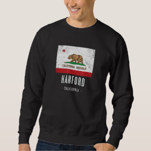 Sudadera Hanford - California Cali City Souvenir - Bandera 