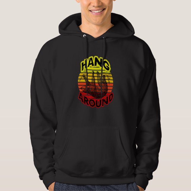 Sudadera Hang Around Sloth Friend (Anverso)
