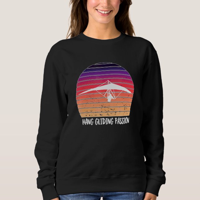 Sudadera Hang Glider Silhouette Sunset Hang Gliding Passion (Anverso)