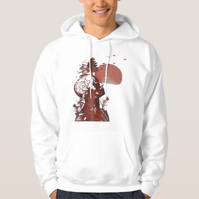 Sudadera Hangovers Human Tree Costume For Mens Womens (Anverso)