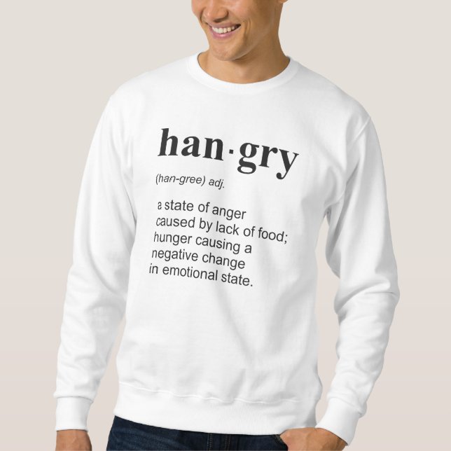 Sudadera Hangry (Anverso)