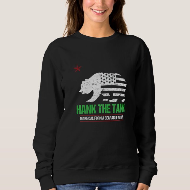 Sudadera Hank The Tank Bear Lake Tahoe Make California Bear (Anverso)