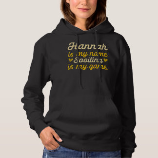 Sudadera Hannah es mi nombre Humor de primer nombre diverti