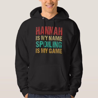 Sudadera Hannah es mi nombre nombre personal C