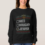 Sudadera Hanukkah, Navidades judíos judíos de Santa Ugly<br><div class="desc">Hanukkah,  Navidades judíos judíos de Santa Ugly</div>