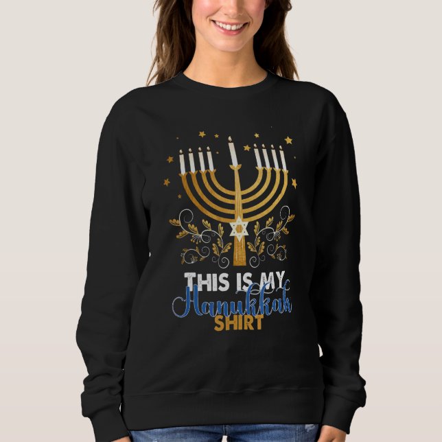 Sudadera Hanukkah Pajama This is My Hanukkah  2022 (Anverso)