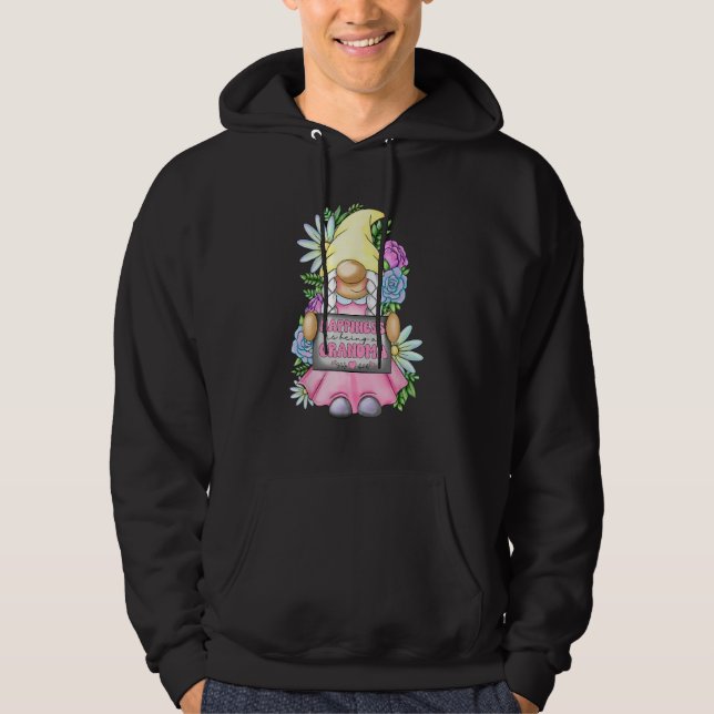 Sudadera Happiness Is Being A Grandma Gnome Cute Girl Mothe (Anverso)