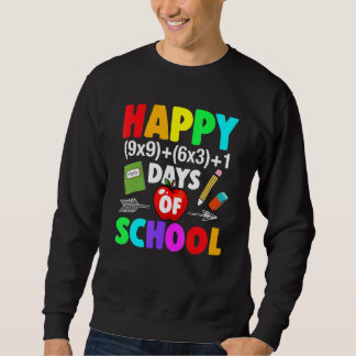 Sudadera Happy 100 Days Of School Math Formula 100 Days Of 