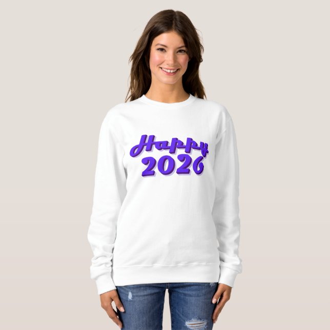 Sudadera Happy 2026 (Anverso completo)