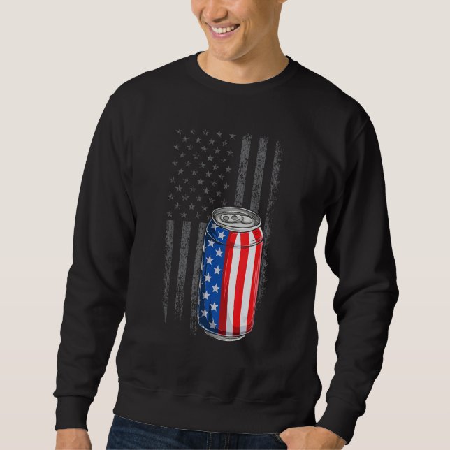Sudadera Happy 4th Of July US Flag Patriotic American (Anverso)