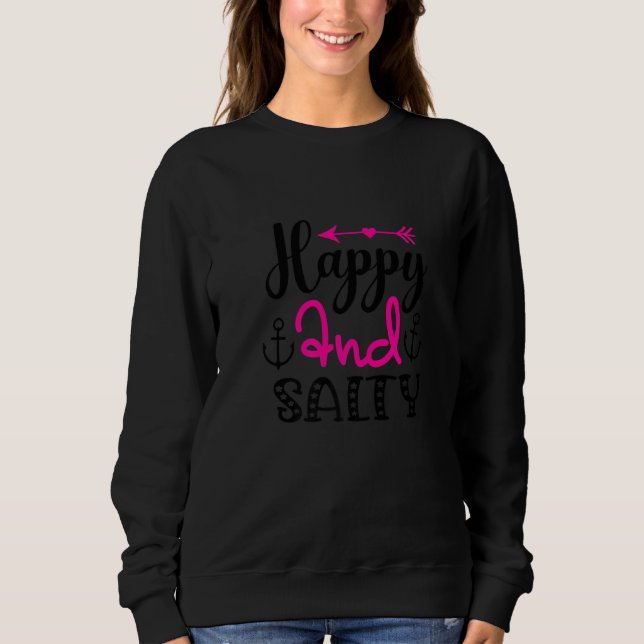 Sudadera Happy And Salty (Anverso)